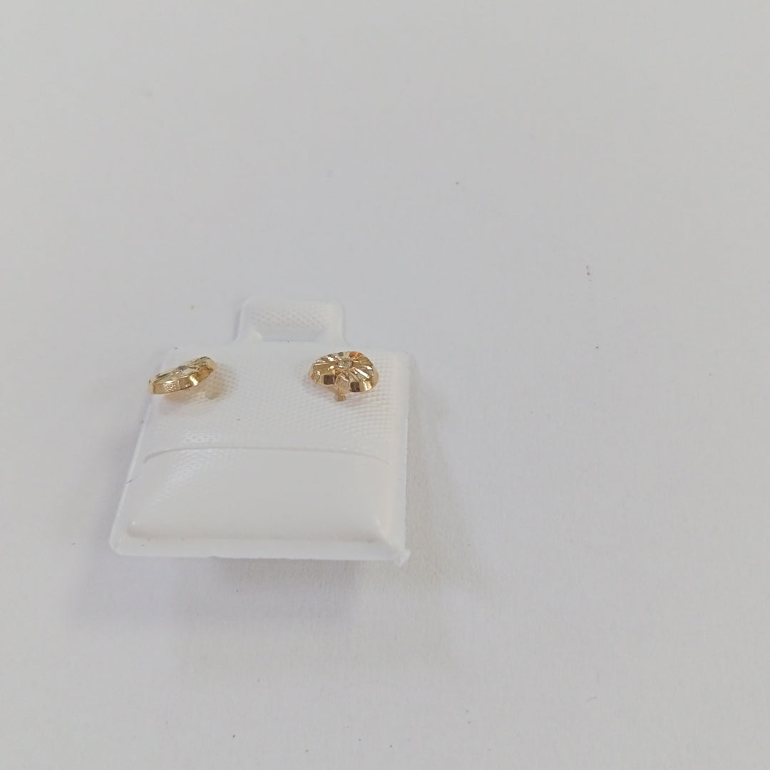 BROQUELES BROQUEL FIG CORAZON C CIRCONIA 14K 0.2603 GR (NUEVO)