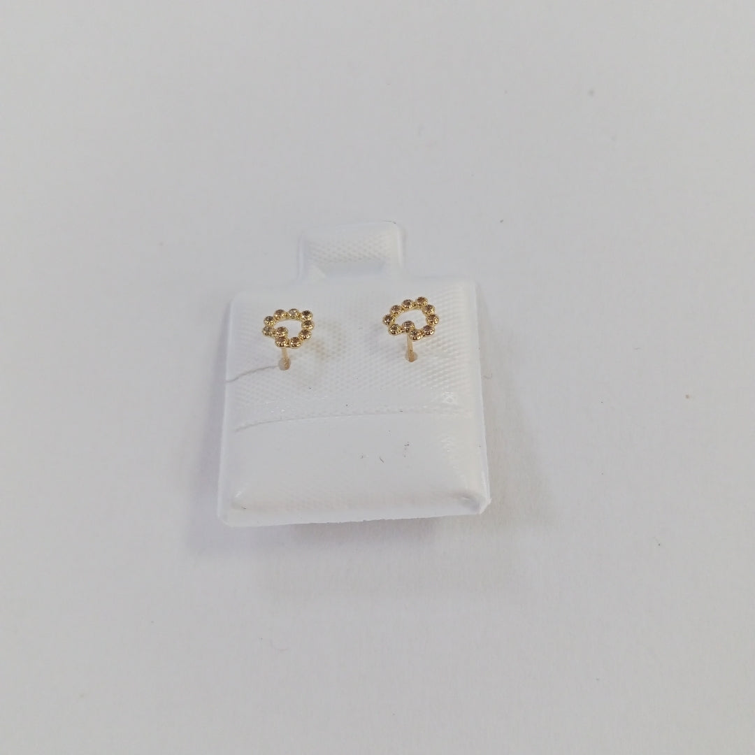 BROQUELES BROQUEL FIG CORAZON 14K 0.23 GR (NUEVO)