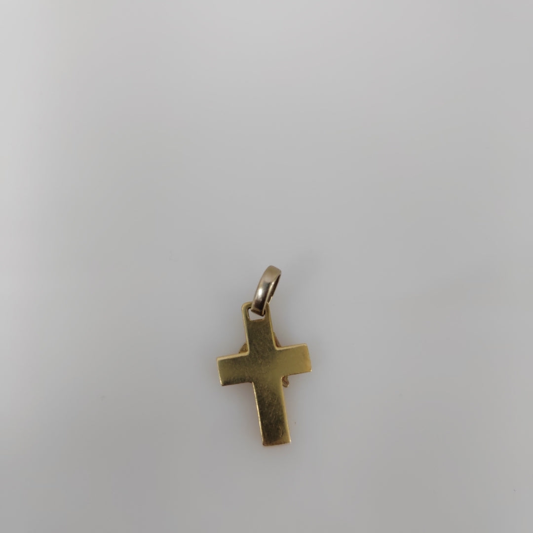 CRUZ, DIJE ORO 14 K 1.6 GRMS (SEMINUEVO)