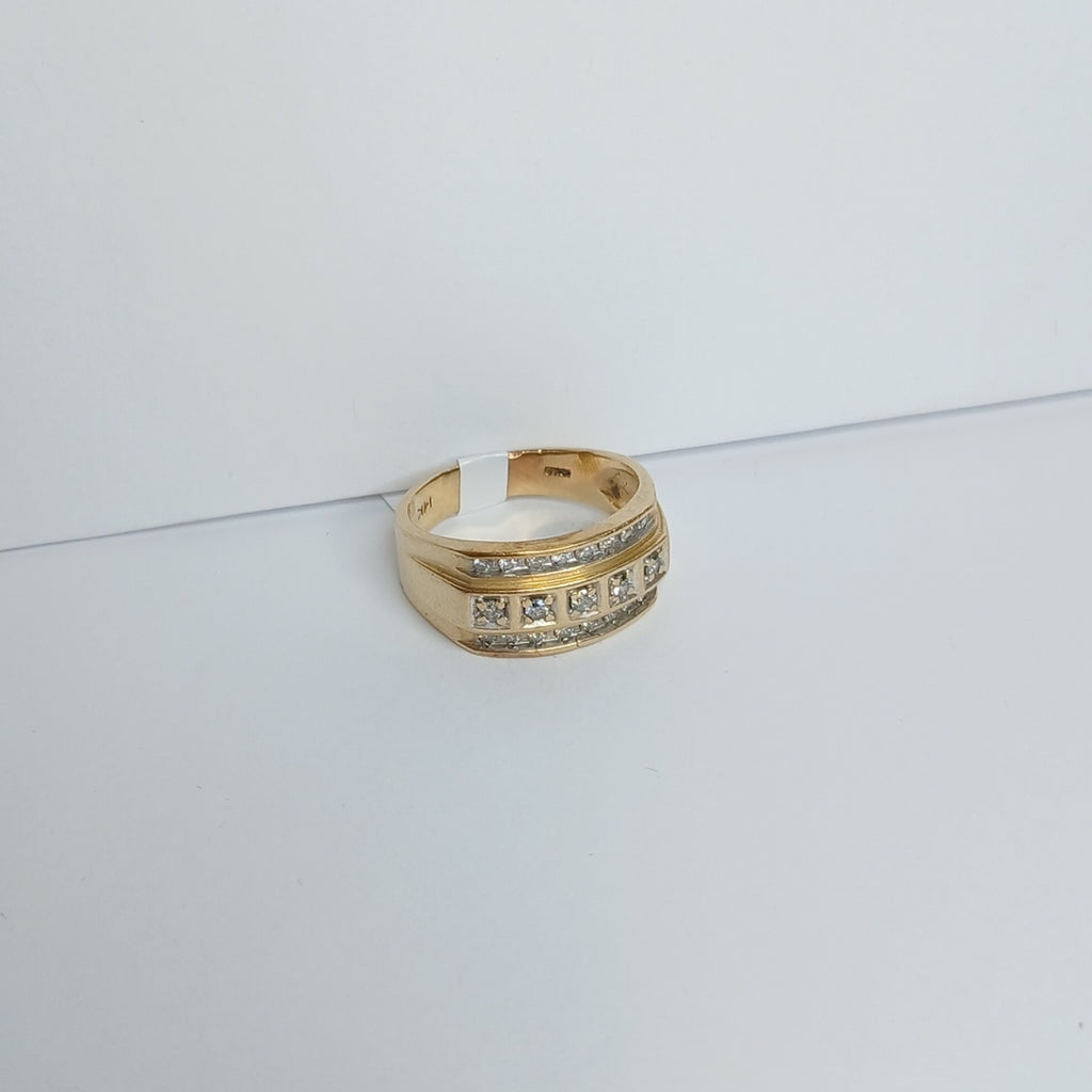 ANILLO ORO 10 K 6,60 GRMS (SEMINUEVO)