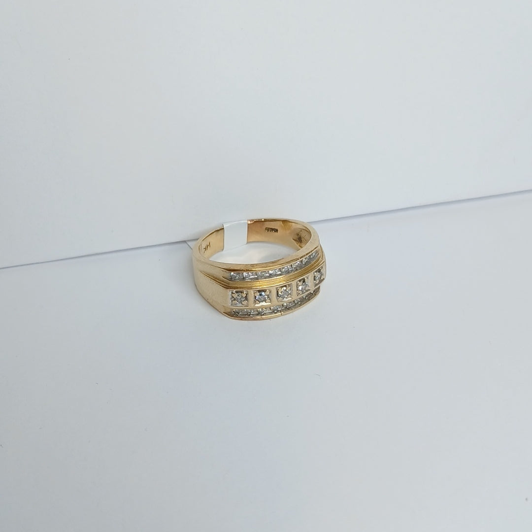 ANILLO ORO 10 K 6,60 GRMS (SEMINUEVO)
