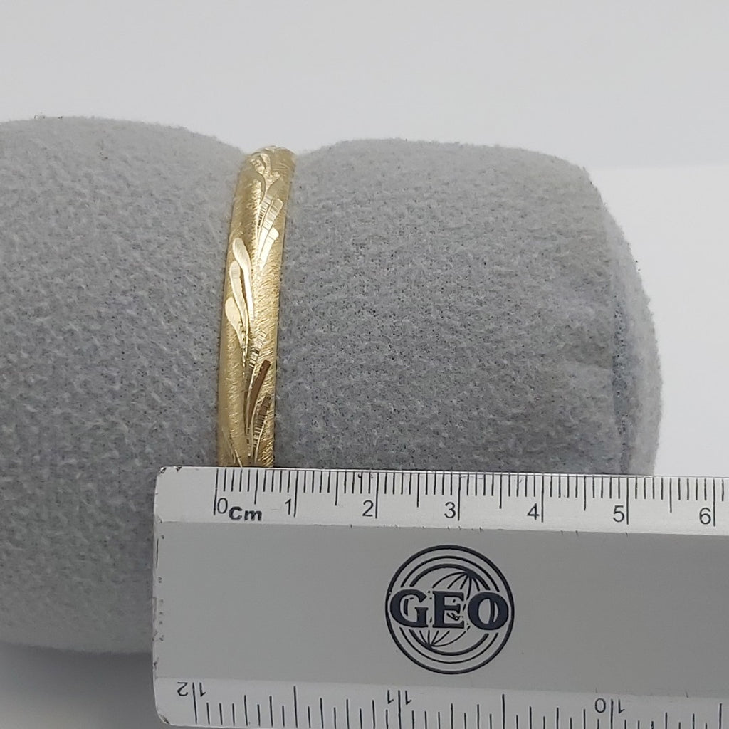 PULSERA RIGIDA ORO 14 K 8.8 GRMS (SEMINUEVO)