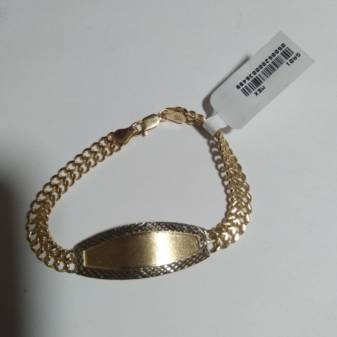 PULSERA ESCLAVA 14K 18 CM 8.8 GR (NUEVO)