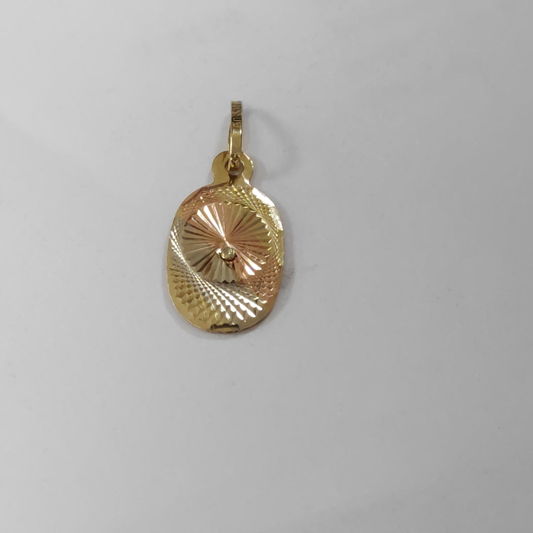 DIJE ORO COMBINADO 14 K 0.6 GRMS (SEMINUEVO)