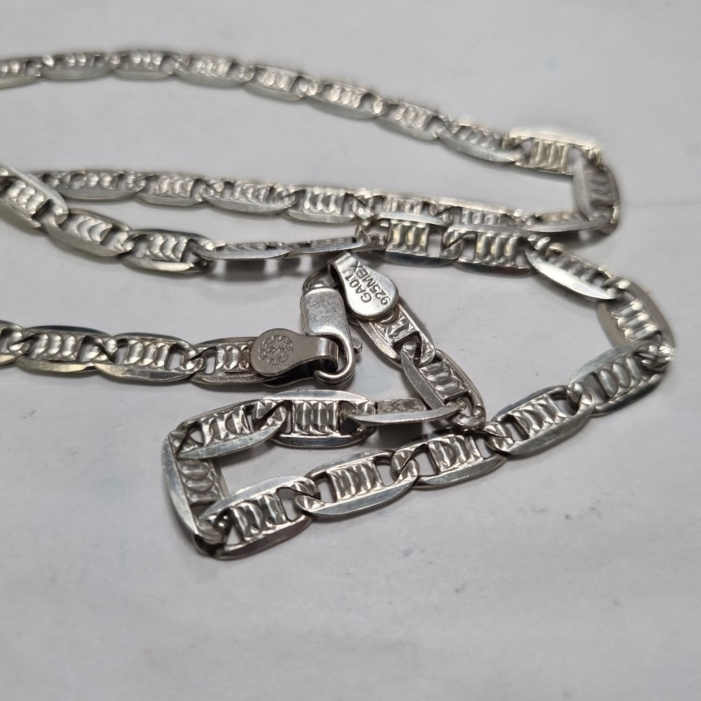 CADENA, CRUZ PLATA 24.4 GRMS (SEMINUEVO)