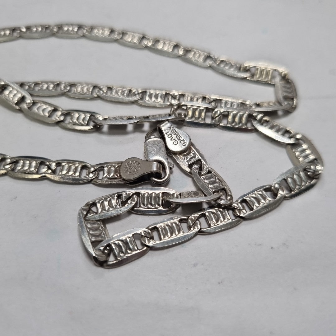 CADENA, CRUZ PLATA 24.4 GRMS (SEMINUEVO)