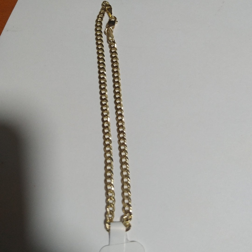 PULSERA BARBADA 14K 21 CM 3.7 GR (NUEVO)