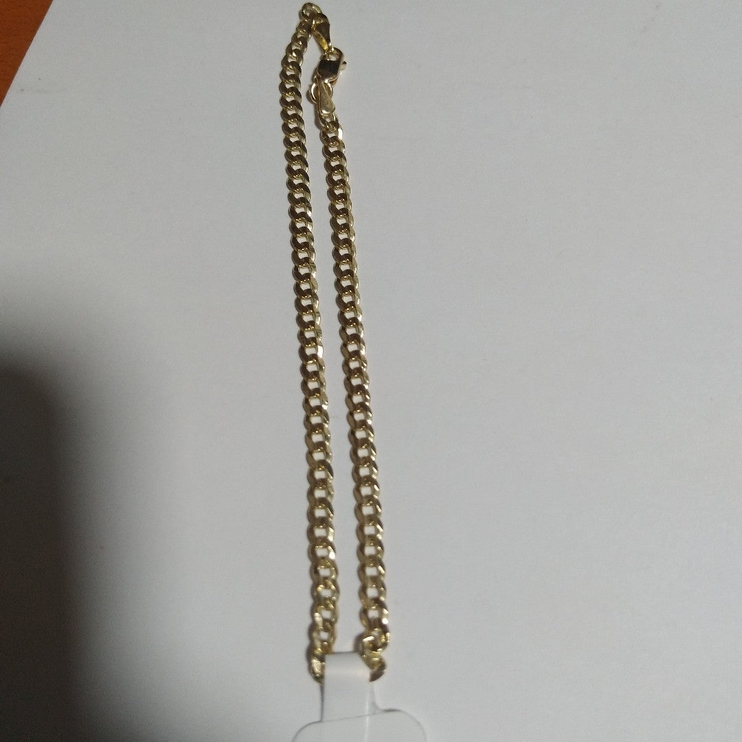 PULSERA BARBADA 14K 21 CM 3.7 GR (NUEVO)