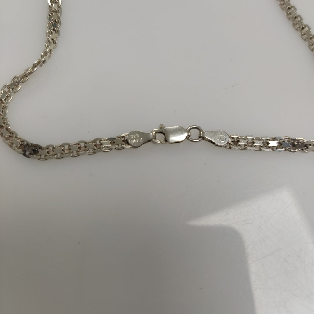 CADENA, DIJE PLATA 13 GRMS (SEMINUEVO)