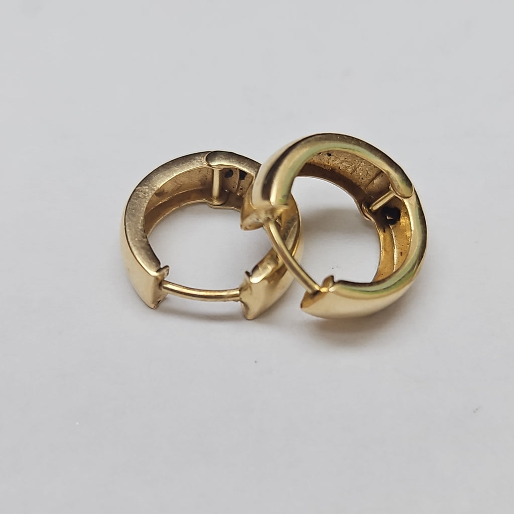 ARRACADAS PAR ORO 14 K 1.7 GRMS (SEMINUEVO)