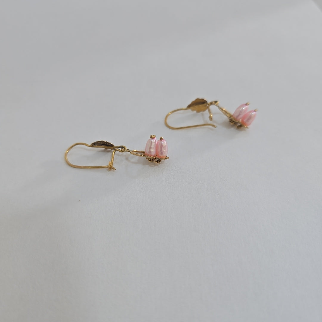 ARETES PAR ORO 8 K 3.2 GRMS (SEMINUEVO)