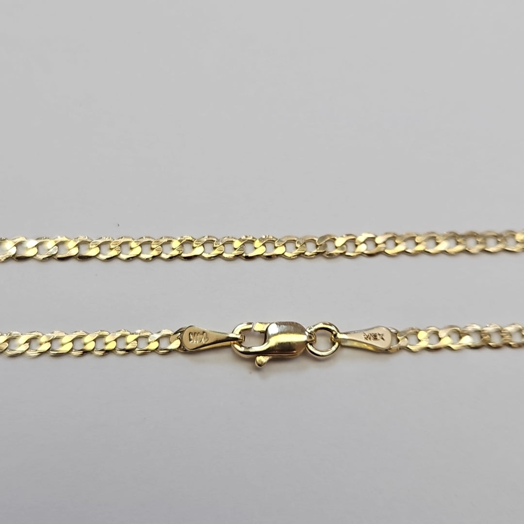 CADENA BARBADA 14K 55 CM 5.1 GR (NUEVO)