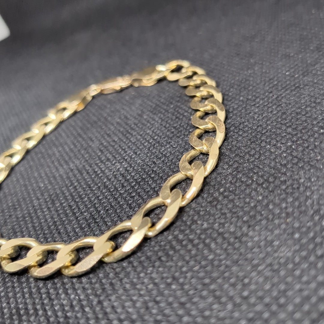 PULSERA BARBADA 14K 21 CM 20 GR (NUEVO)