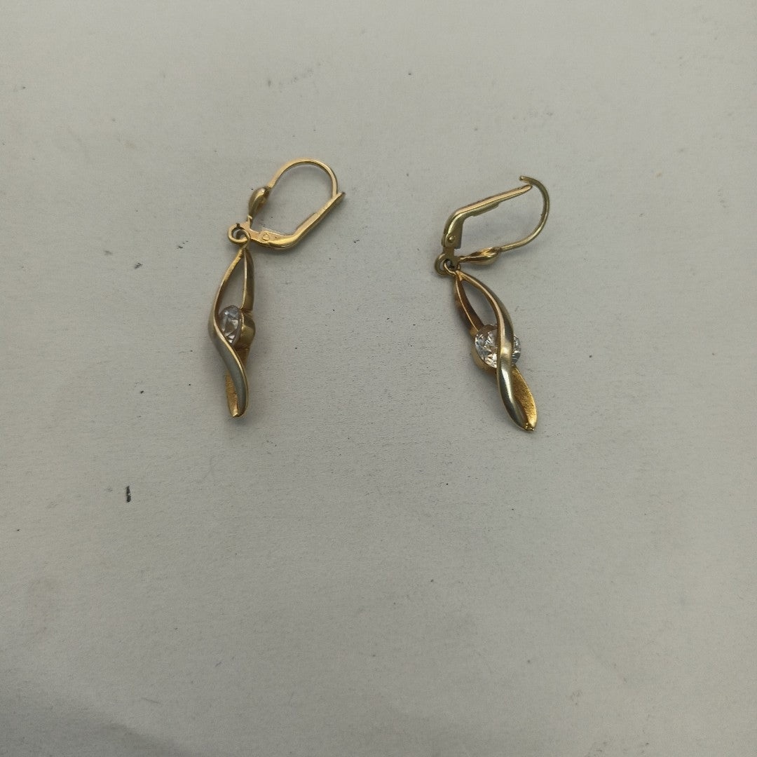 ARETES PAR ORO 14 K 2,20 GRMS (SEMINUEVO)