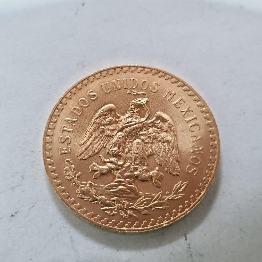 K1 41.6 GRMS 21 K IDENTIFICACIÓN MONEDA NOMINATIVA MONEDAS PESOS 50 PESOS (SEMINUEVO)