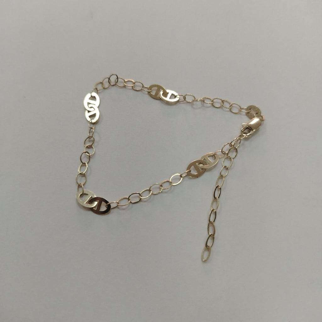 PULSERA ESPECIAL 14K 21 CM 1.8 GR (NUEVO)