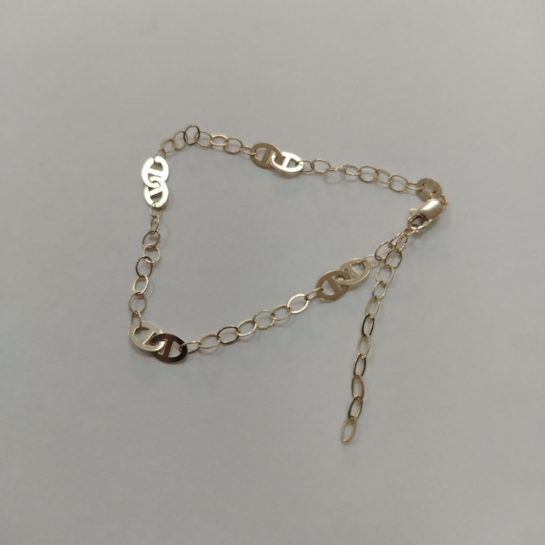 PULSERA ESPECIAL 14K 21 CM 1.8 GR (NUEVO)