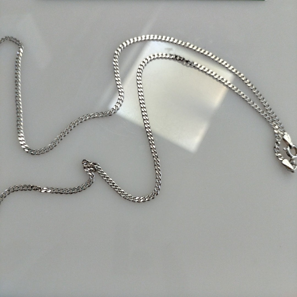 CADENA BARBADA PLATA .925 55 CM 5.43 GR (NUEVO)