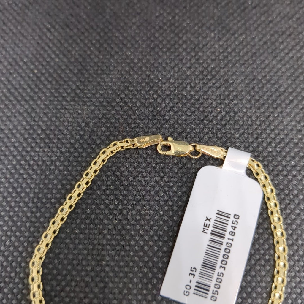 PULSERA BISMARK 14K 18 CM 2.4 GR (NUEVO)