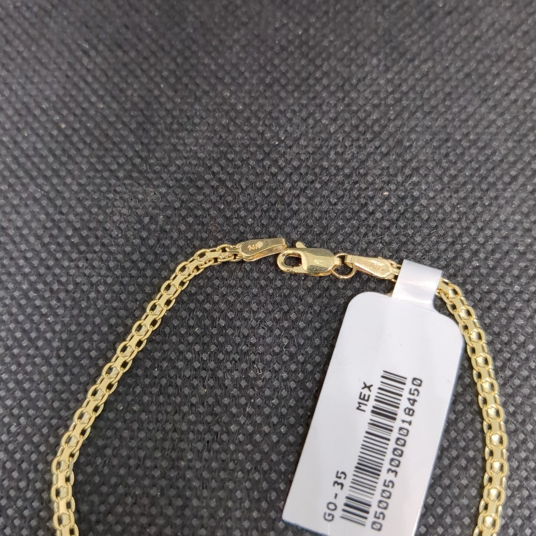 PULSERA BISMARK 14K 18 CM 2.4 GR (NUEVO)