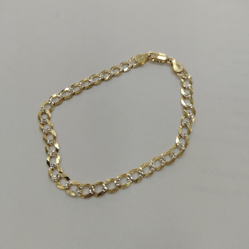 PULSERA BARBADA 14K 21 CM 6.4 GR (NUEVO)