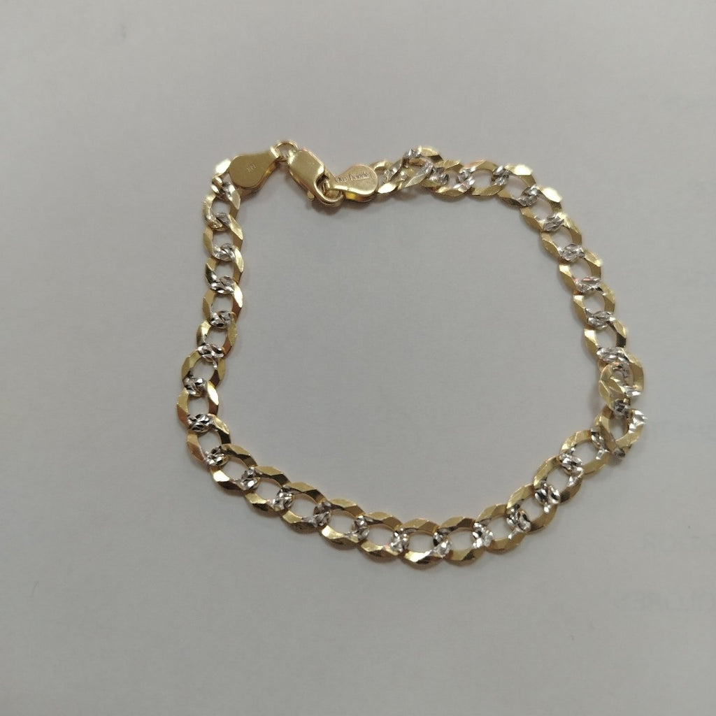 PULSERA BARBADA 14K 21 CM 6.3 GR (NUEVO)