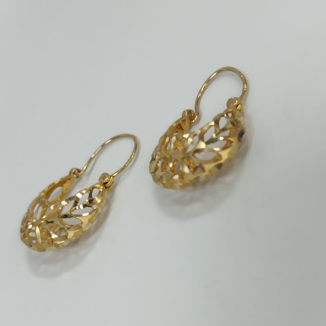 ARETES PAR ORO 14 K 3,80 GRMS (SEMINUEVO)