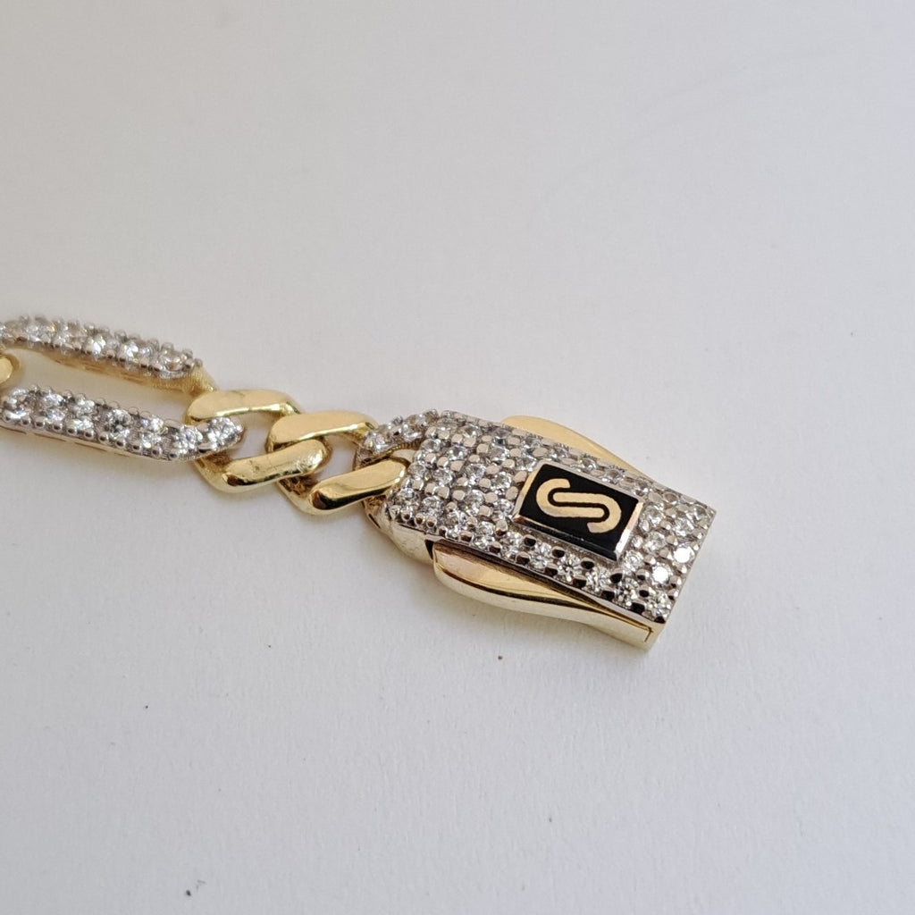 PULSERA MONACO ORO 10K 5.8 (NUEVO)