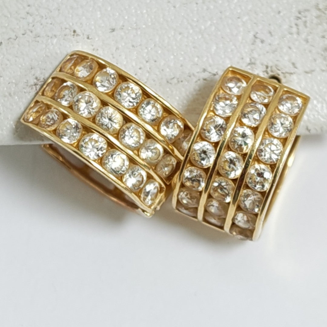 BROQUELES PAR ORO 14 K 3,10 GRMS (SEMINUEVO)