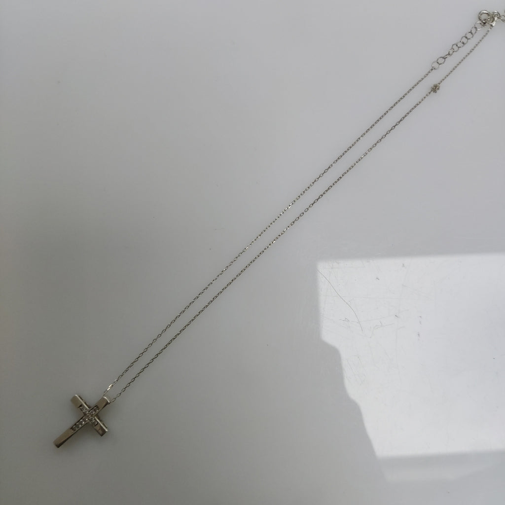 CADENA, CRUZ, PULSERA PLATA 9.1 GRMS (SEMINUEVO)