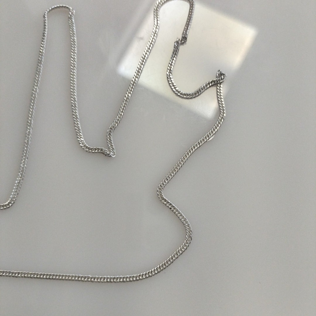 CADENA BARBADA PLATA .925 60 CM 4.92 GR (NUEVO)