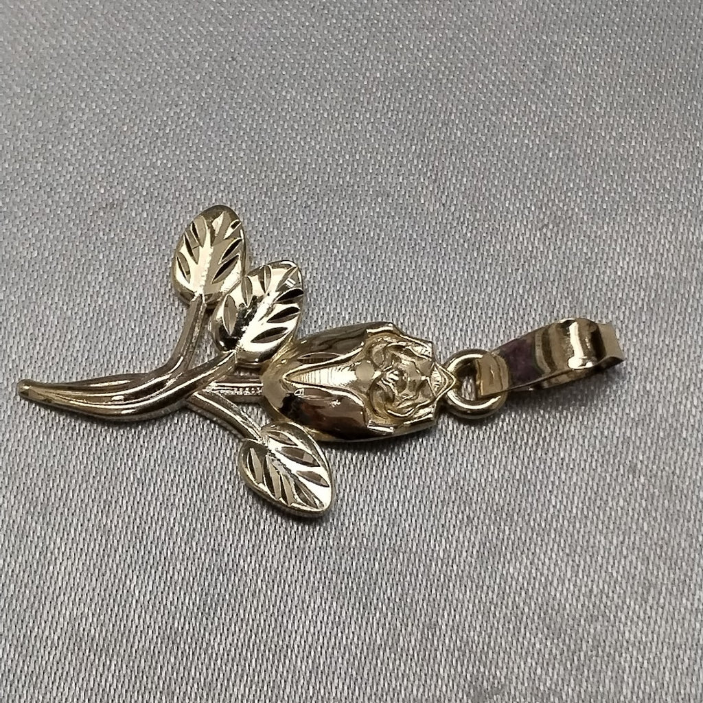 DIJE ROSA 10K 1.4 GR (NUEVO)