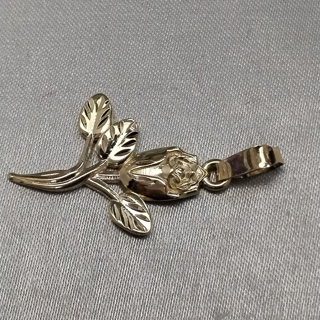DIJE ROSA 10K 1.4 GR (NUEVO)