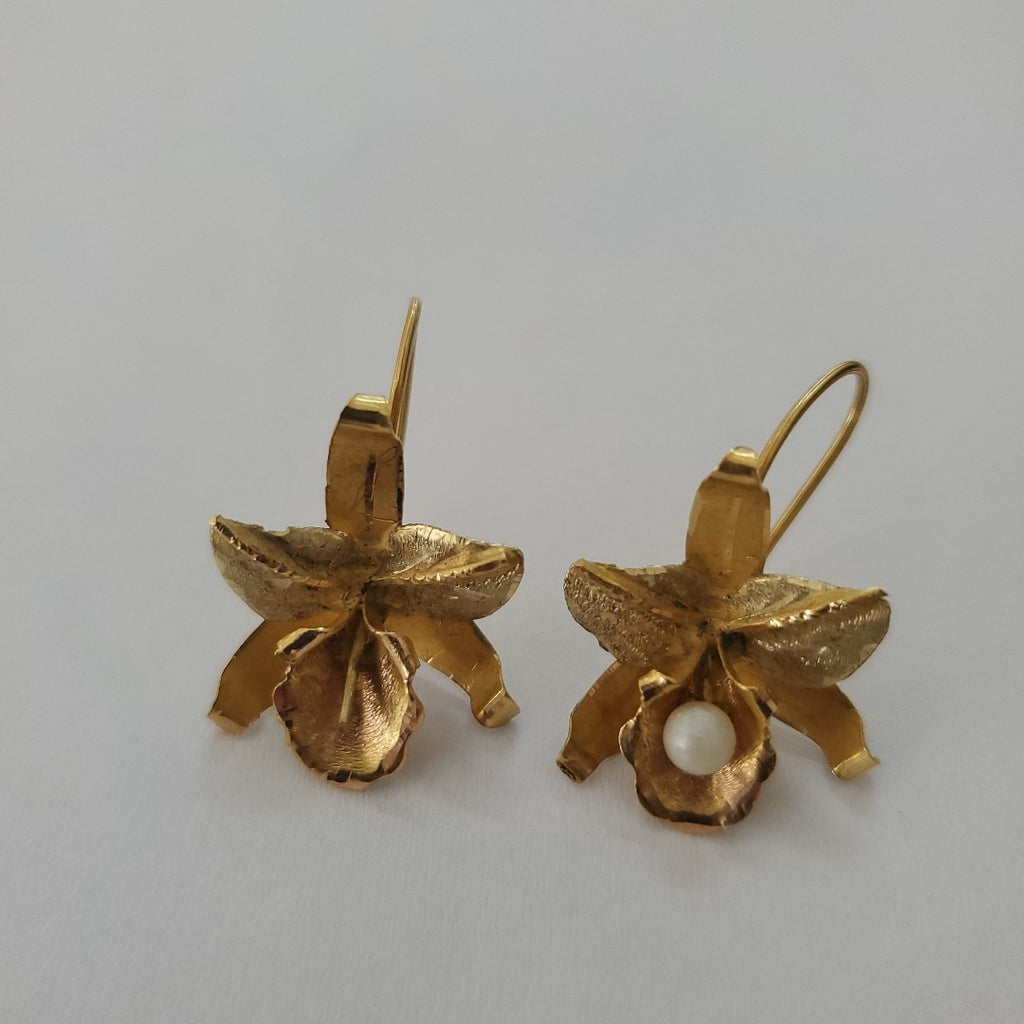 ARETES PAR ORO 18 K 3.3 GRMS (SEMINUEVO)