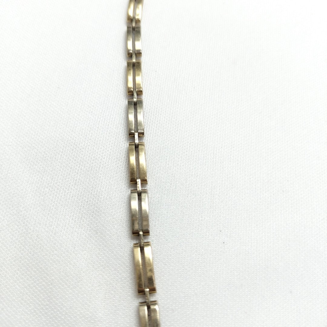 PULSERA ORO COMBINADO 14 K 3,50 GRMS (SEMINUEVO)