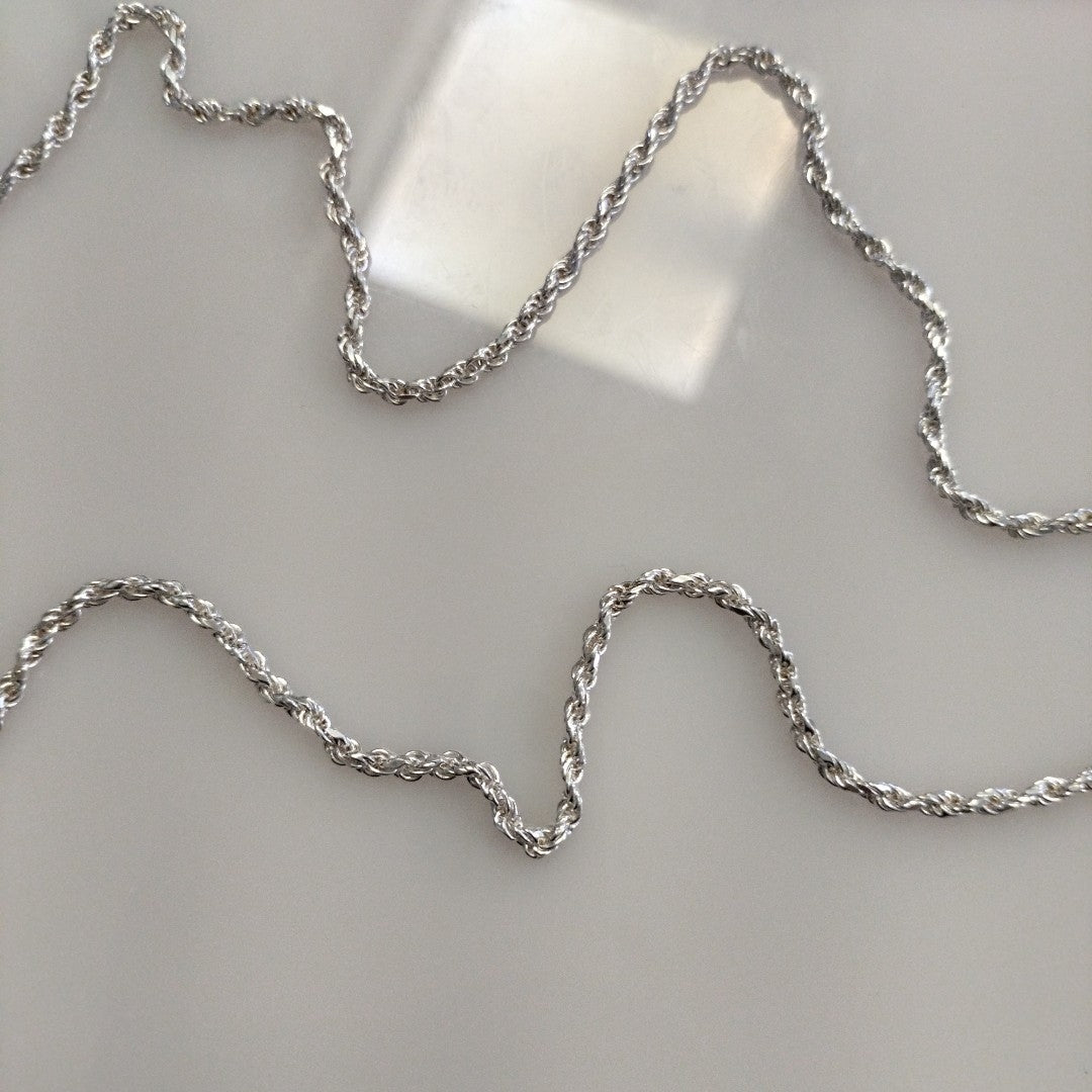 CADENA TORZAL PLATA .925 50 CM 8.52 GR (NUEVO)