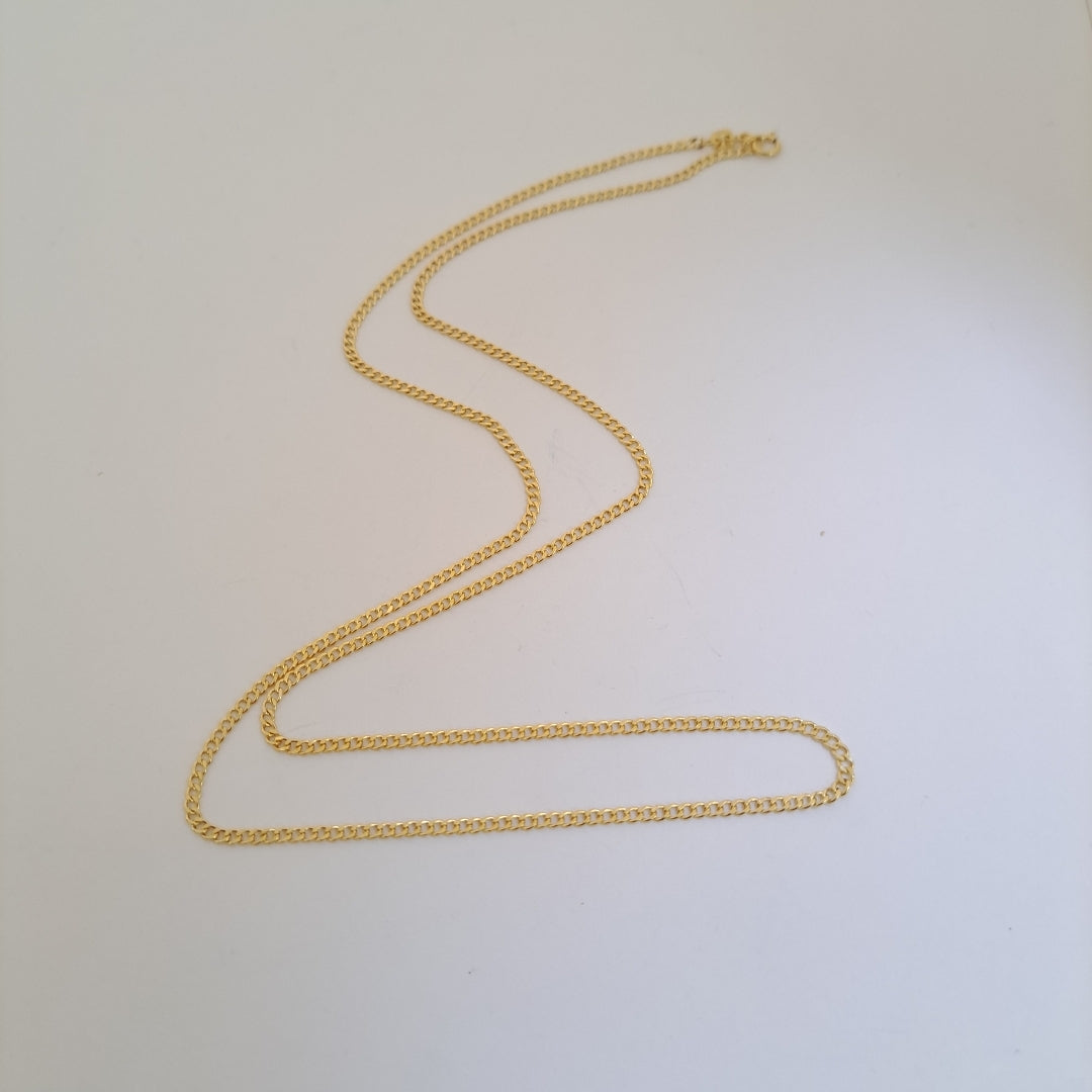 CADENAS BARBADA AMARILLA ORO 14K 2.1 (NUEVO)