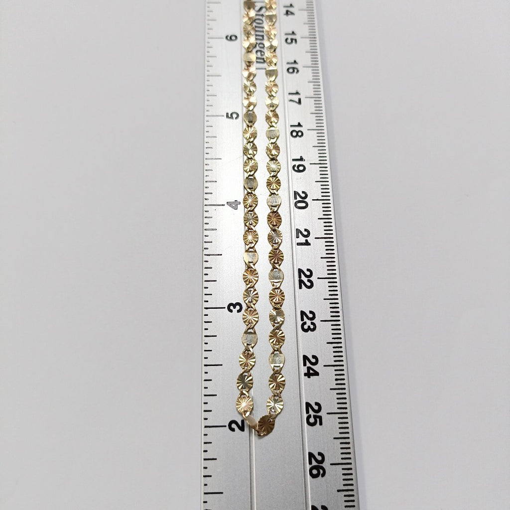 CADENA ORO, ORO COMBINADO 10 K 3.4 GRMS (SEMINUEVO)