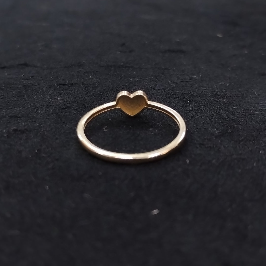 ANILLOS ANILLITO FIG CORAZON 10K TALLA 7 1.1 GR (NUEVO)