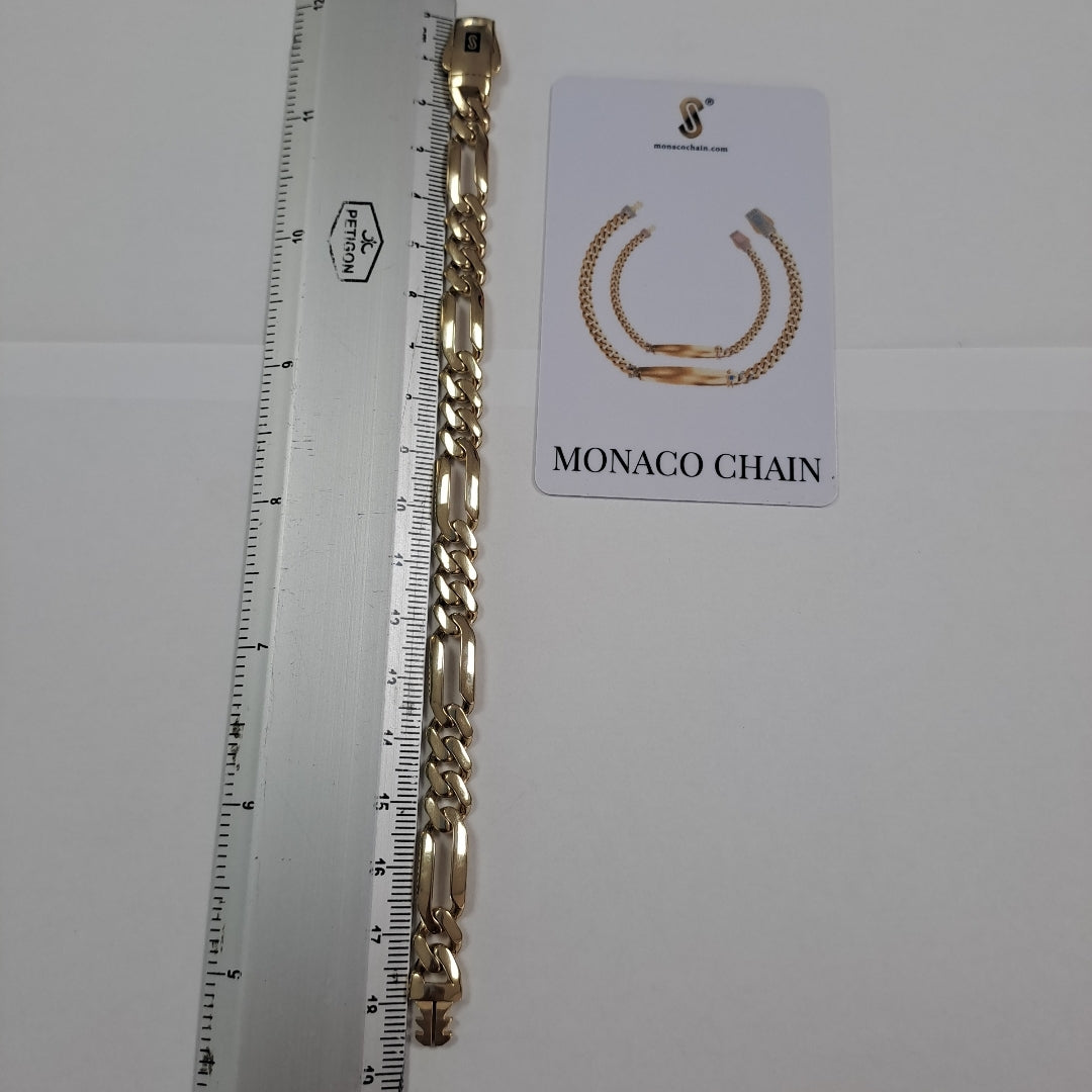 PULSERA MONACO ORO 14K 9.1 (NUEVO)