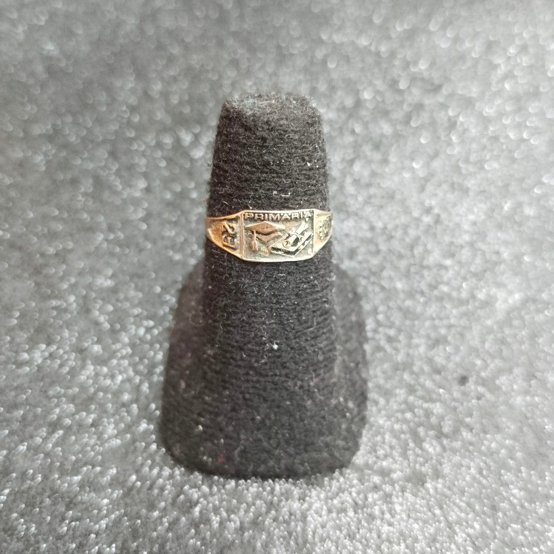 ANILLO DE GRADUACIÓN ORO 8 K 0,80 GRMS (SEMINUEVO)