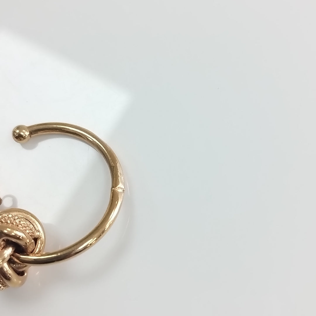 ARRACADAS PAR ORO 14 K 2,60 GRMS (SEMINUEVO)