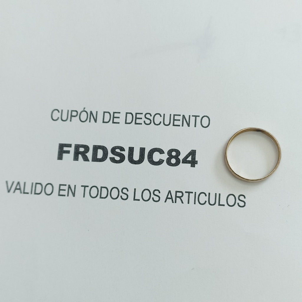 ARGOLLA ORO 8 K 0.9 GRMS (SEMINUEVO)