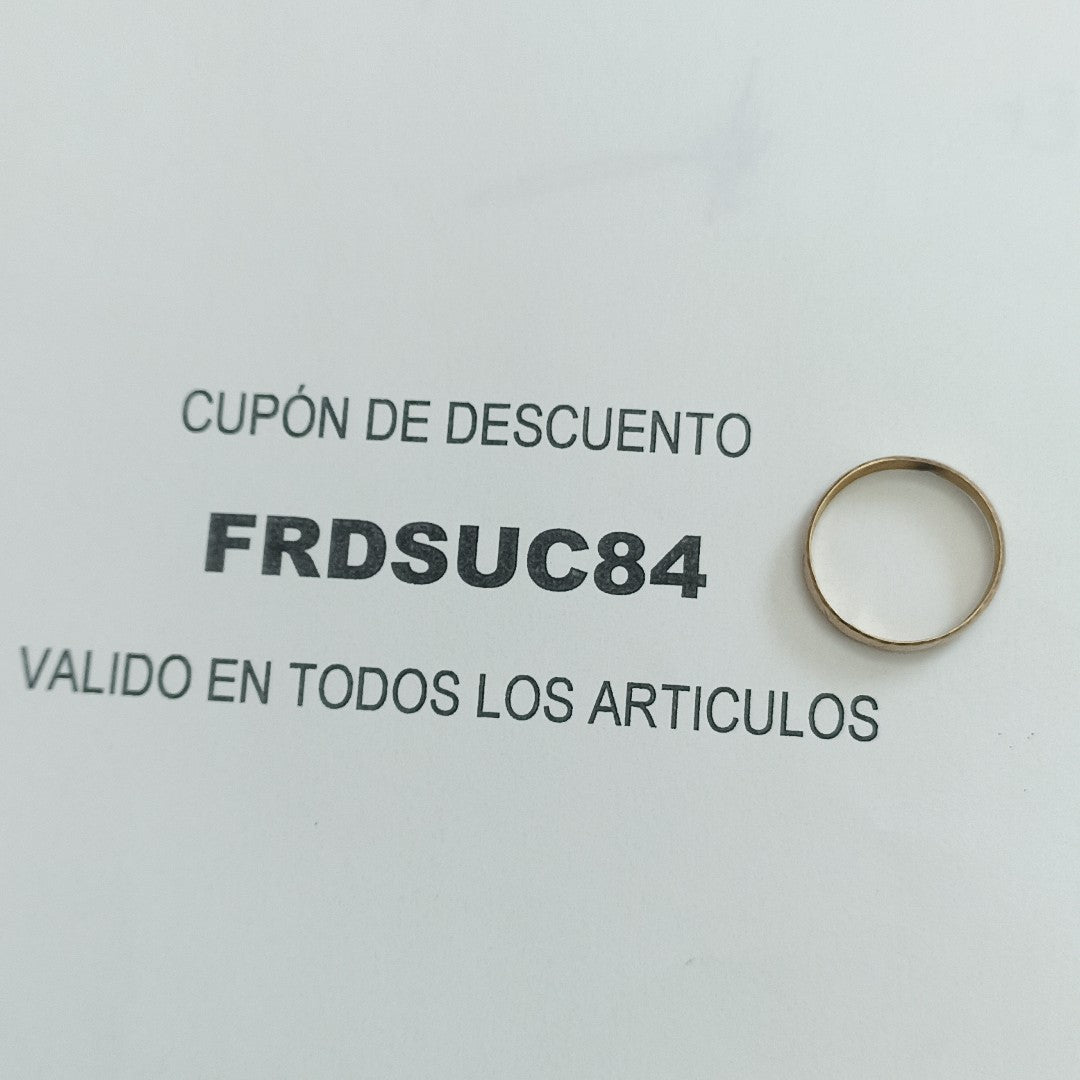 ARGOLLA ORO 8 K 0.9 GRMS (SEMINUEVO)