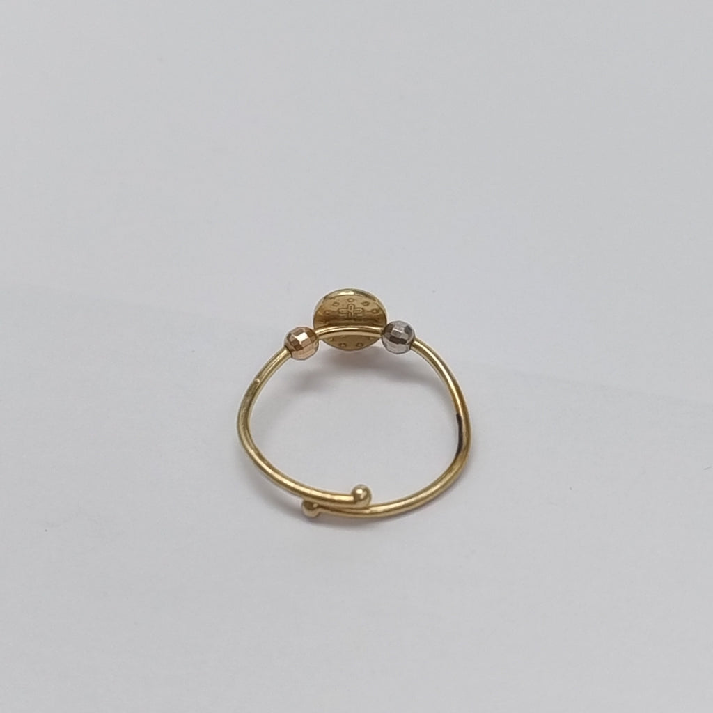 ANILLITO ORO COMBINADO 14 K 1.5 GRMS (SEMINUEVO)