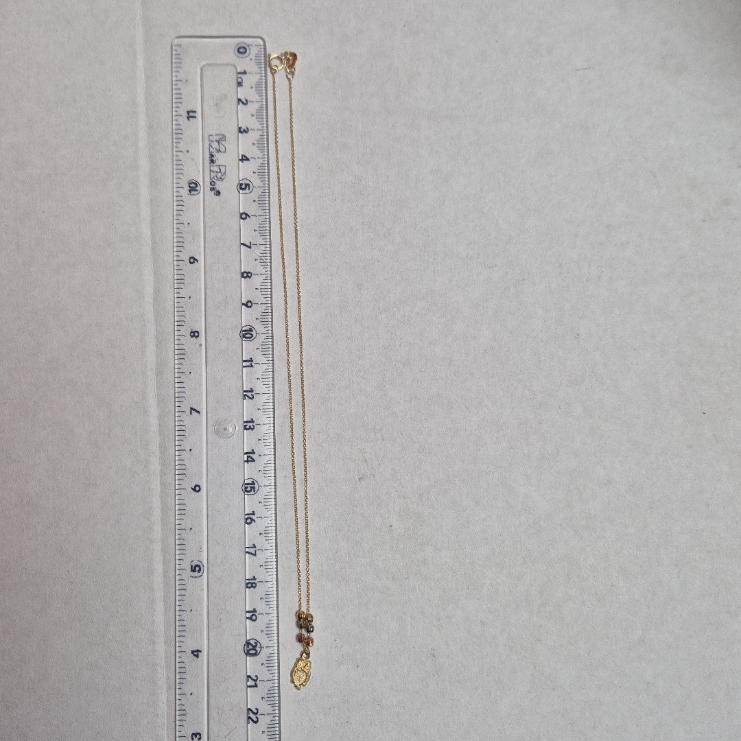 CADENA GARGANTILLA ESPECIAL 10K 45 CM 1.8 GR (NUEVO)