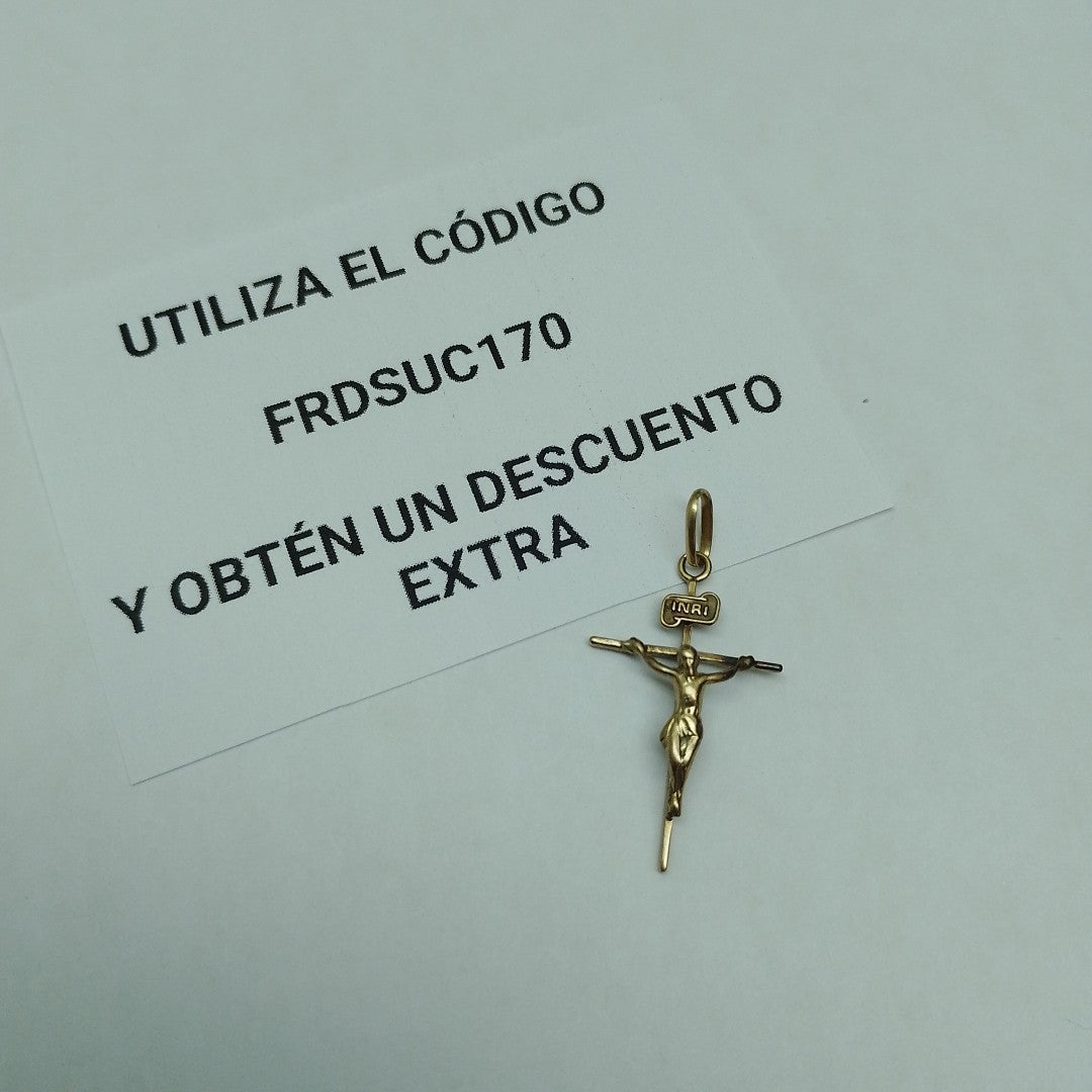 CRISTO, DIJE ORO 10 K 1 GRMS (SEMINUEVO)