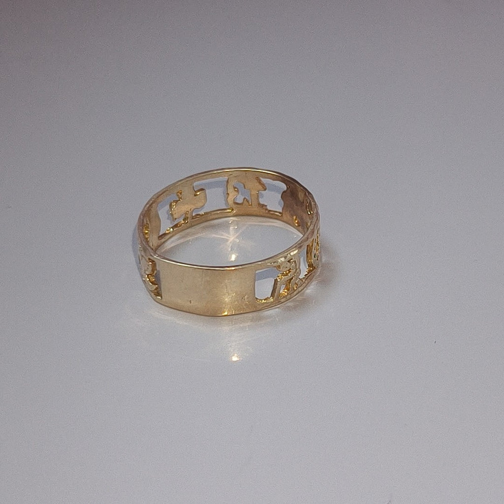 ARGOLLA DE LA SUERTE ORO 8 K 2,40 GRMS (SEMINUEVO)