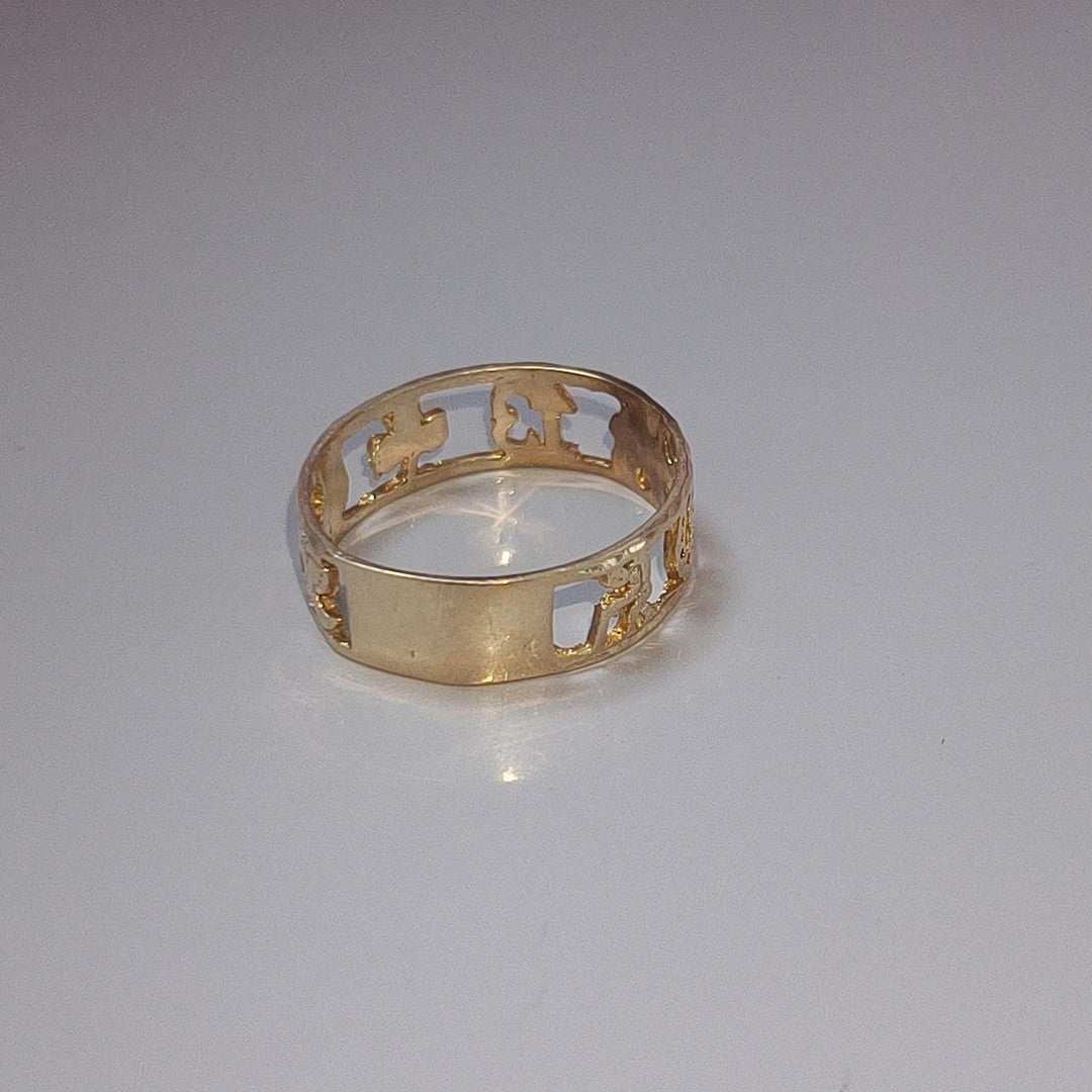 ARGOLLA DE LA SUERTE ORO 8 K 2,40 GRMS (SEMINUEVO)