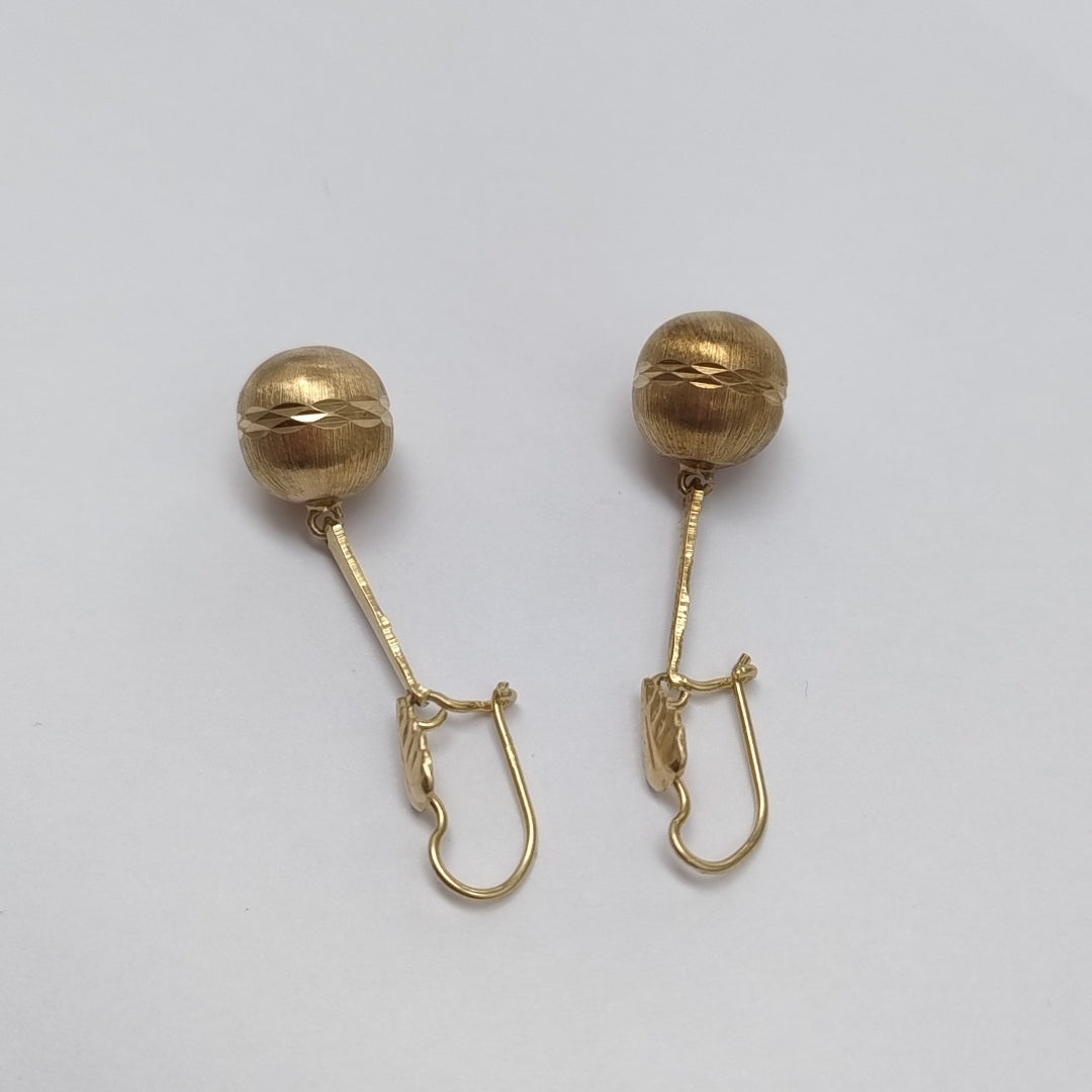 ARETES PAR ORO 10 K 4,40 GRMS (SEMINUEVO)
